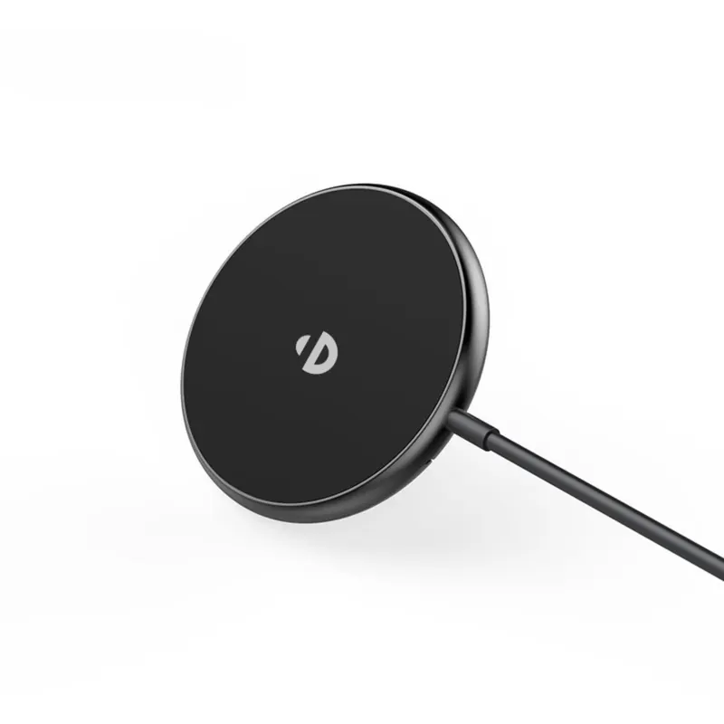 Incarcator wireless Choetech T697-F, magnetic, 15W, suport masa, negru