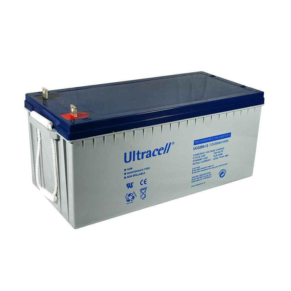 Acumulator plumb acid cu gel Ultracell UCG200-12, 12V 200AH, terminal F11