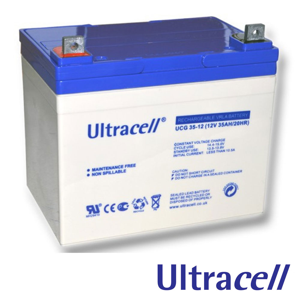Acumulator plumb acid cu gel Ultracell UCG35-12, 12V 35Ah, terminal F5