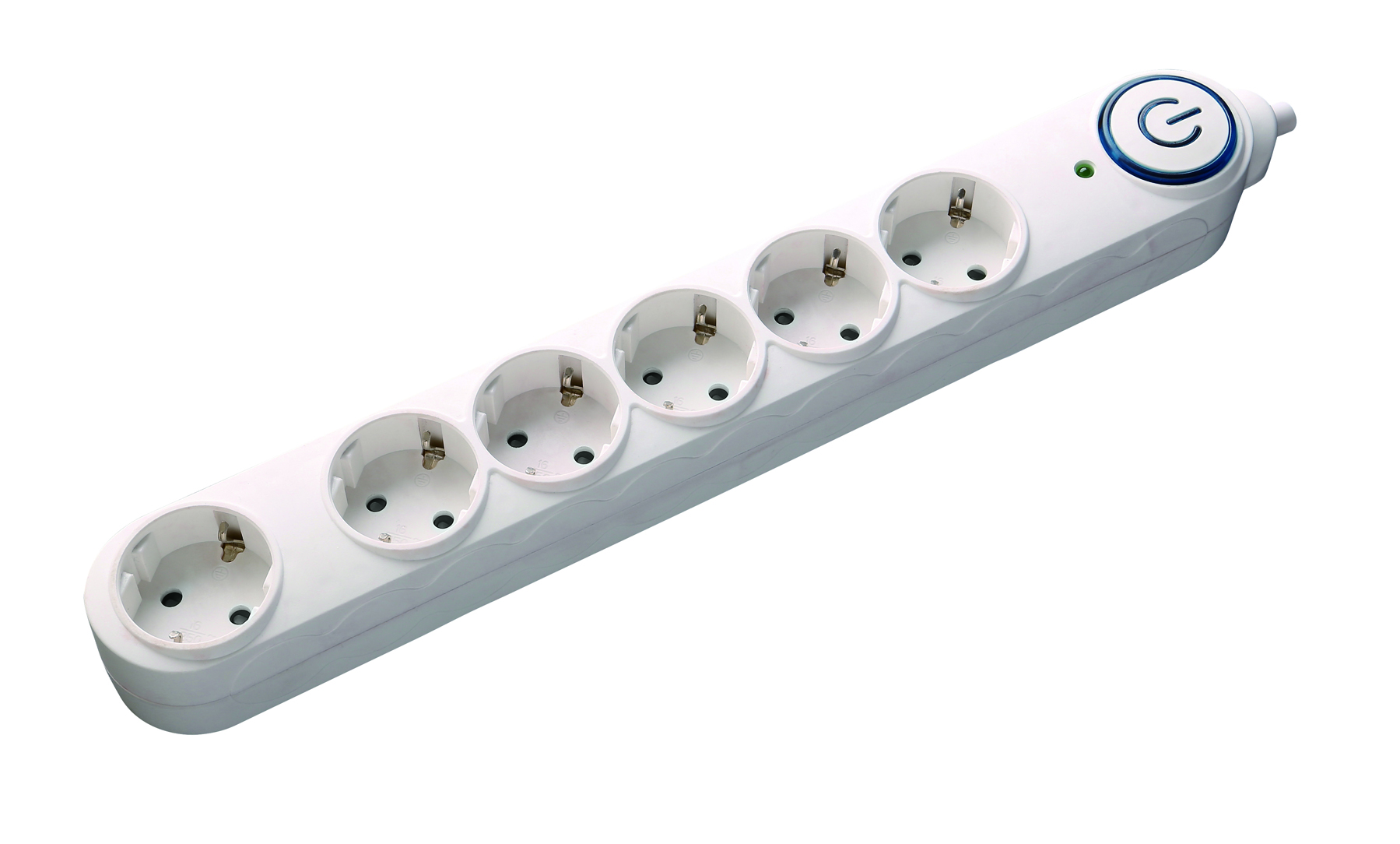 Prelungitor cu protectie la supratensiune 6 prize 3M cu intrerupator, cablu 3x1.5mmp, Well