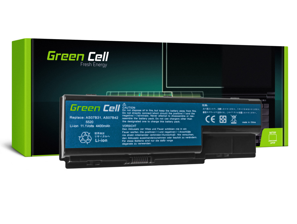 Baterie Laptop Acer Aspire 5220 5520 5720 7720 7520 5315 5739 6930 5739G, 4400mAh, AC03 Green Cell