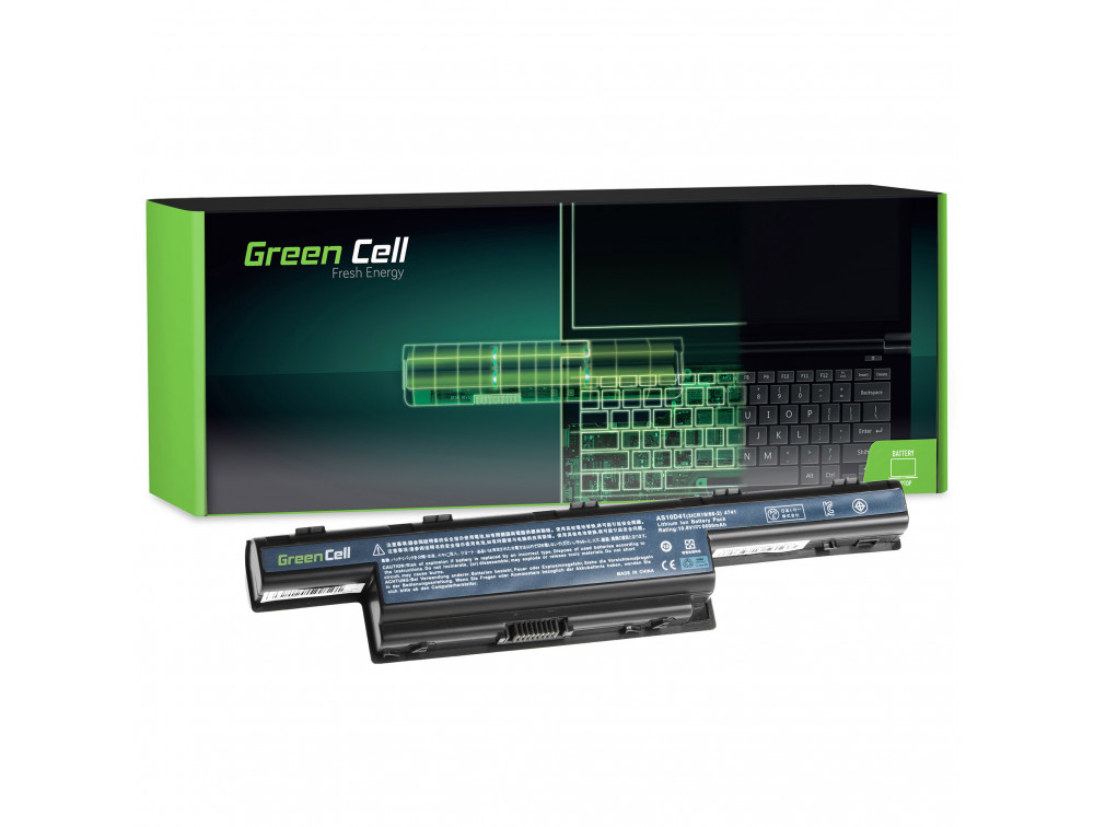 Baterie Laptop Acer Aspire 5741/G 5742/G 5750/G E1-521 E1-531 E1-571, 6600mAh, AC07 Green Cell