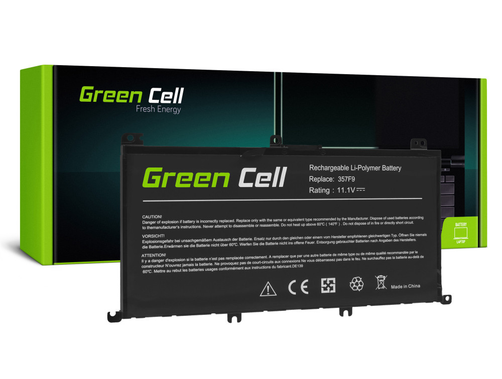 Baterie Laptop Dell Inspiron 15 5576 5577 7557 7559 7566 7567, 4200mAh, DE139 Green Cell