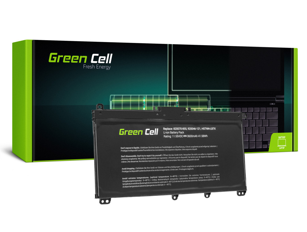 Baterie Laptop HP TF03XL HSTNN-LB7X 920046-421 920070-855, Pavilion 14, 3600mAh, HP145 Green Cell