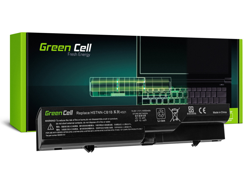 Baterie Laptop HP 420 620 625 Compaq 420 620 621 625 ProBook 4320s 4520, 4400mAh, HP16 Green Cell