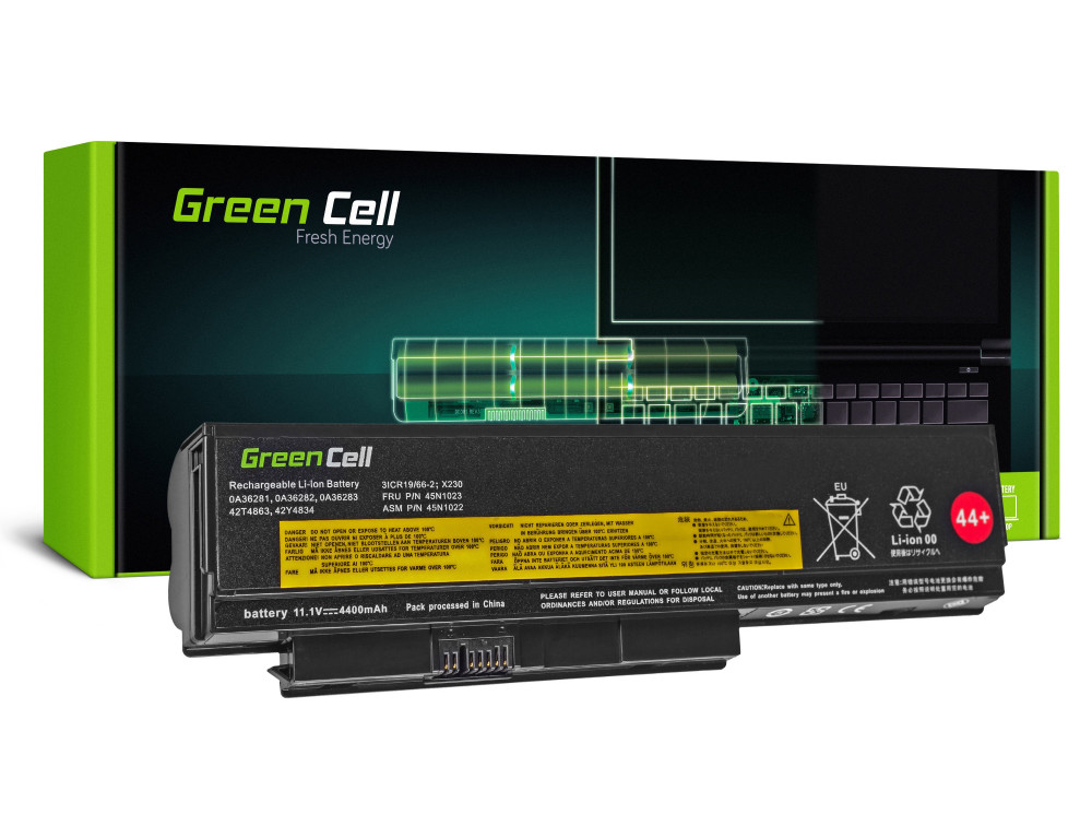 Baterie Laptop Lenovo ThinkPad X220 X220i X220s X230 X230i, 4400mAh, LE63 Green Cell