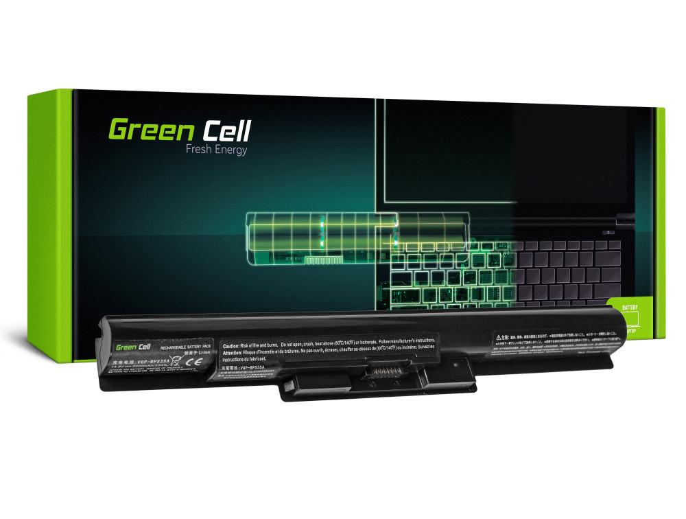 Baterie Laptop Sony Vaio SVF14 SVF15 Fit 14E 15E, 2200mAh, SY18 Green Cell