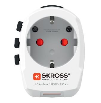 Adaptor priză universal Skross Pro Light USB World 1.302470