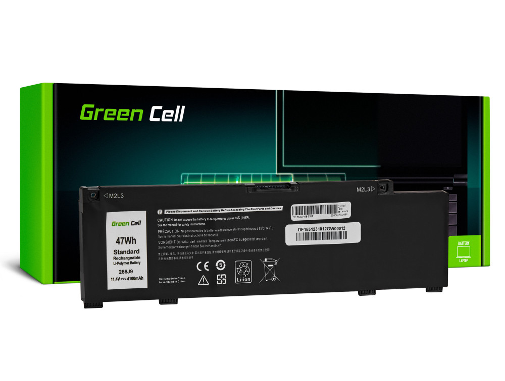 Baterie Laptop Dell G3 15 3500 3590 G5 5500 5505 Inspiron 14 5490, 4100mAh, DE155 Green Cell