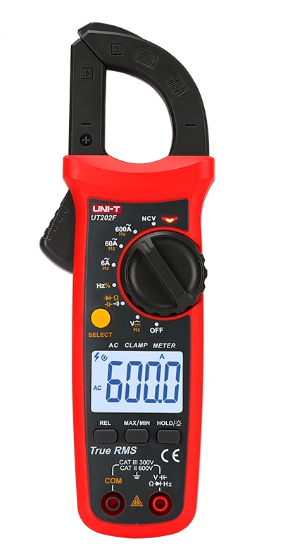 Clampmetru (cleste ampermetric) digital UT202F UNI-T, resigilat