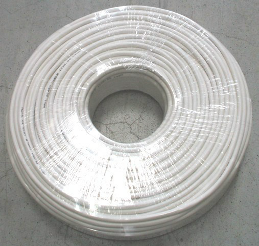 Cablu alarma neecranat 10 X 0.22, CCA, rola 100m, Chrome