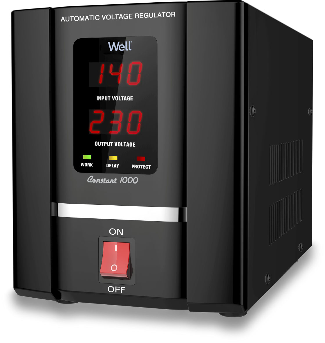 Stabilizator automat de tensiune cu servo motor Well Constant 1000VA/600W