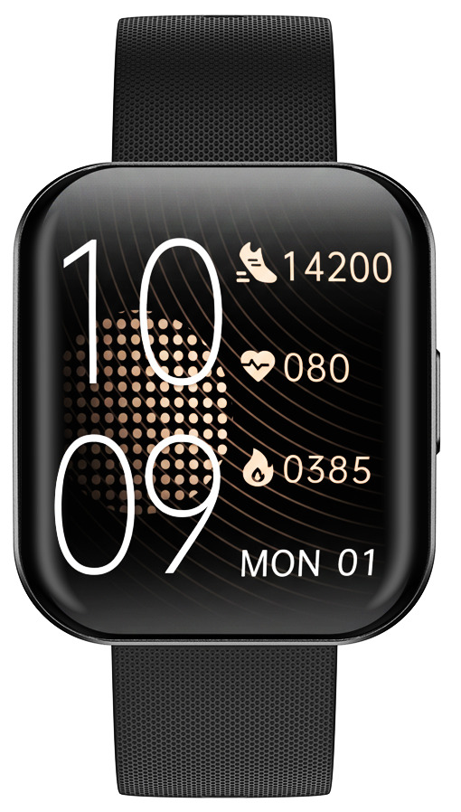 Smart Watch TF 275 FA, ecran 1.85" AMOLED, apelare prin Bluetooth, negru, Trevi