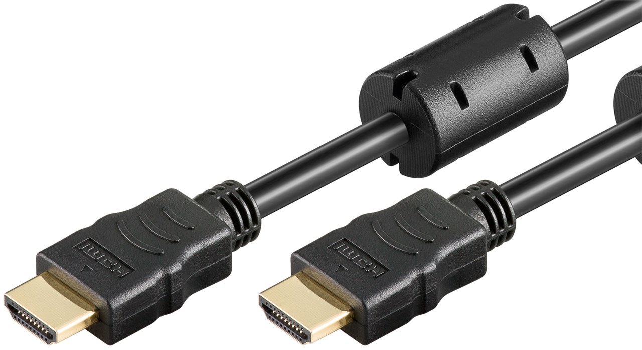 Cablu HDMI 2.0 tata - HDMI 2.0 tata cu Ethernet contacte aurite 15m Goobay