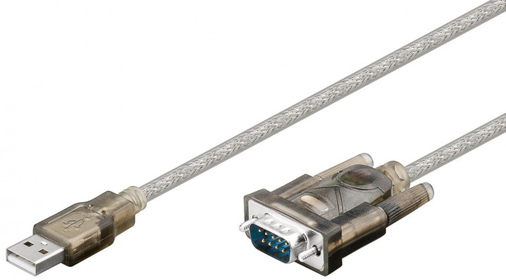 Cablu convertor serial RS232 9p D-SUB tata, 1.5m, Goobay