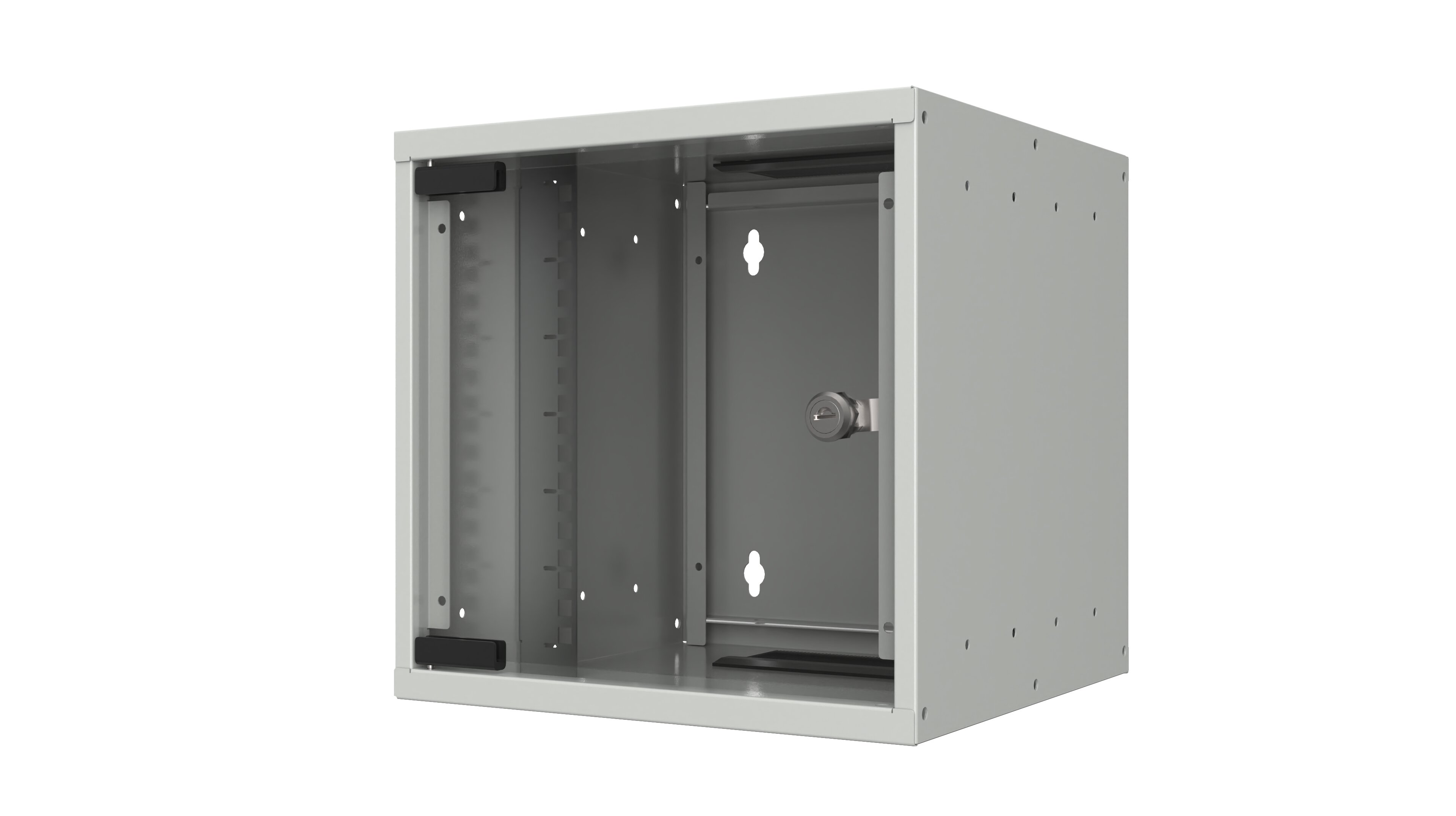 Dulap rack perete 10" 6U 306x300x304mm alb asamblat Mirsan MR.SOH06U30MN10.02