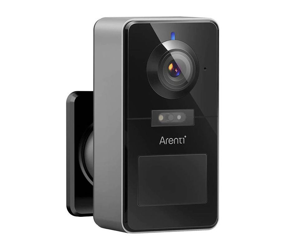 Cameră de supraveghere pentru exterior Arenti POWER1, 4MP/2.5K, PIR, microfon, acumulator 9600mAh