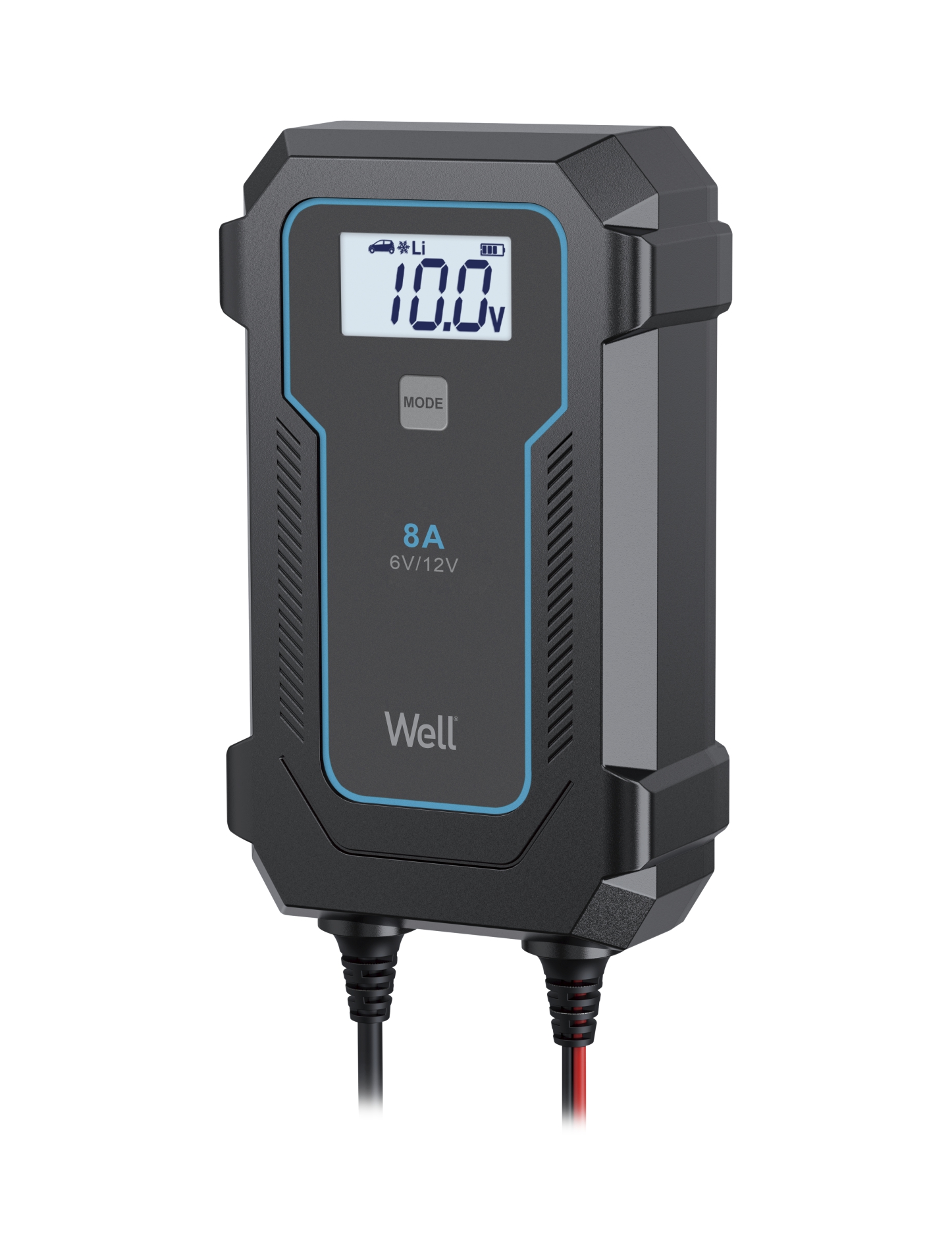 Incarcator acumulator plumb-acid, LiFePO4 Well 6V 4A, 12V 8A, cu microprocesor