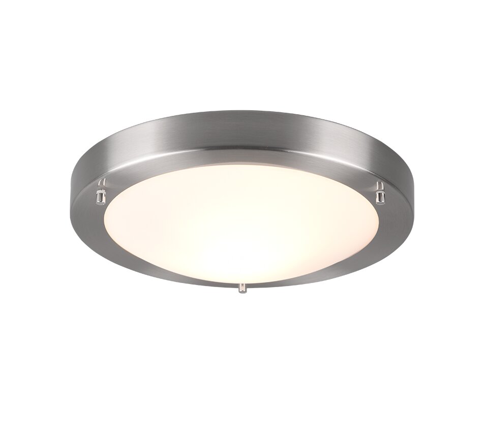 Plafoniera TRIO CONDUS, 1x E27 (nu este inclus), max. 60W, IP44, nichel mat, 6801011-07