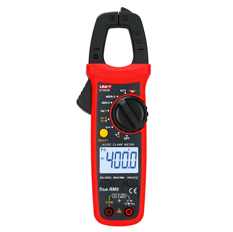 Clampmetru AC/DC (clește ampermetric) digital UT203R UNI-T