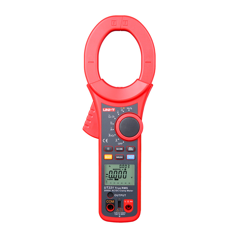 Clampmetru (clește ampermetric) digital UT221, UNI-T, 2000A