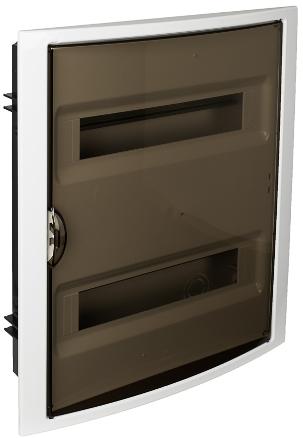 Tablou electric Solera Arelos 5250PF, 28 module, incastrat, IP40, 362x438x102 mm, plastic, ușă fumurie