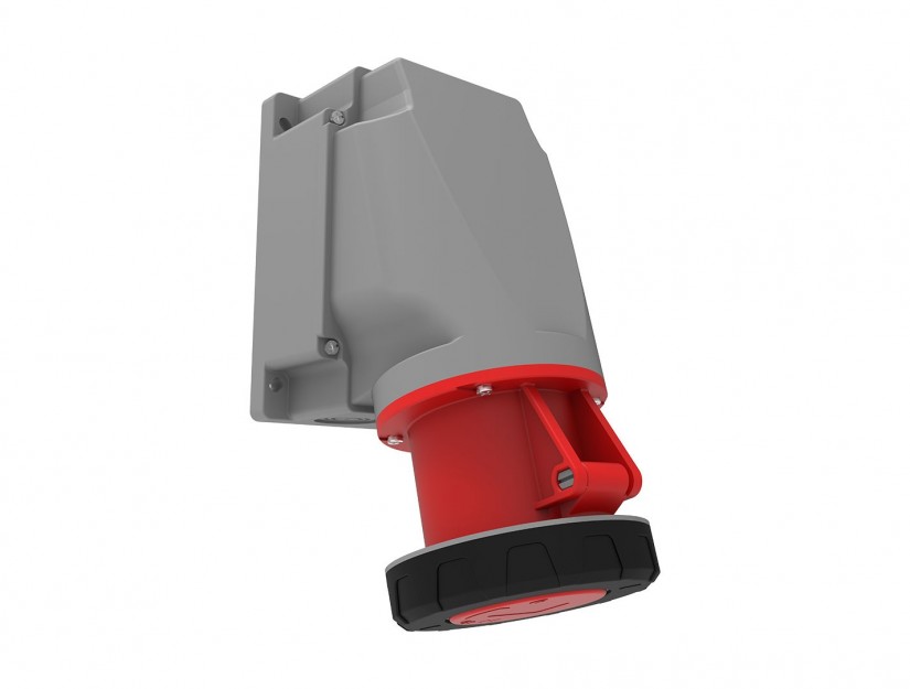 Priză industriala Bemis BC1-4504-7535 3P+E, 63A, 380V, aparenta, unghi 90°, IP67