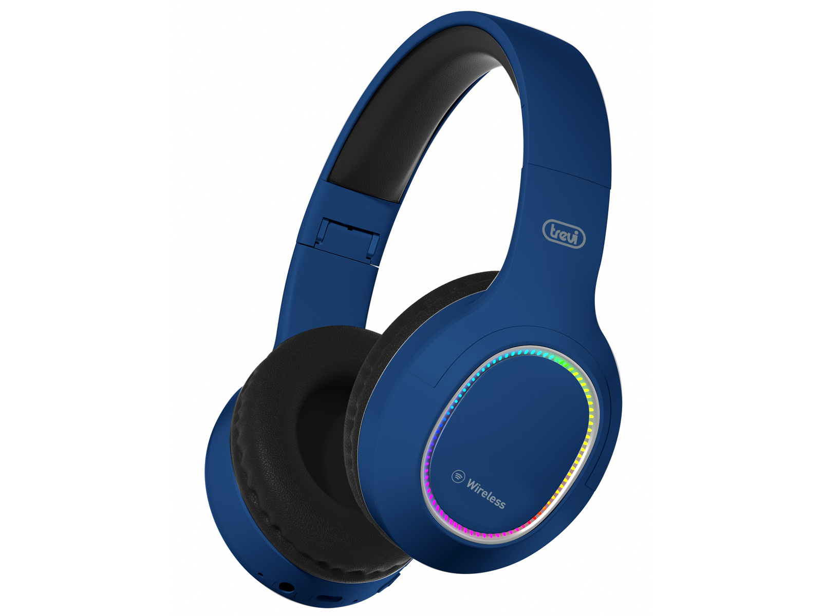 Căști Bluetooth Trevi DJ 12E60 BT, MicroSD, AUX, albastru