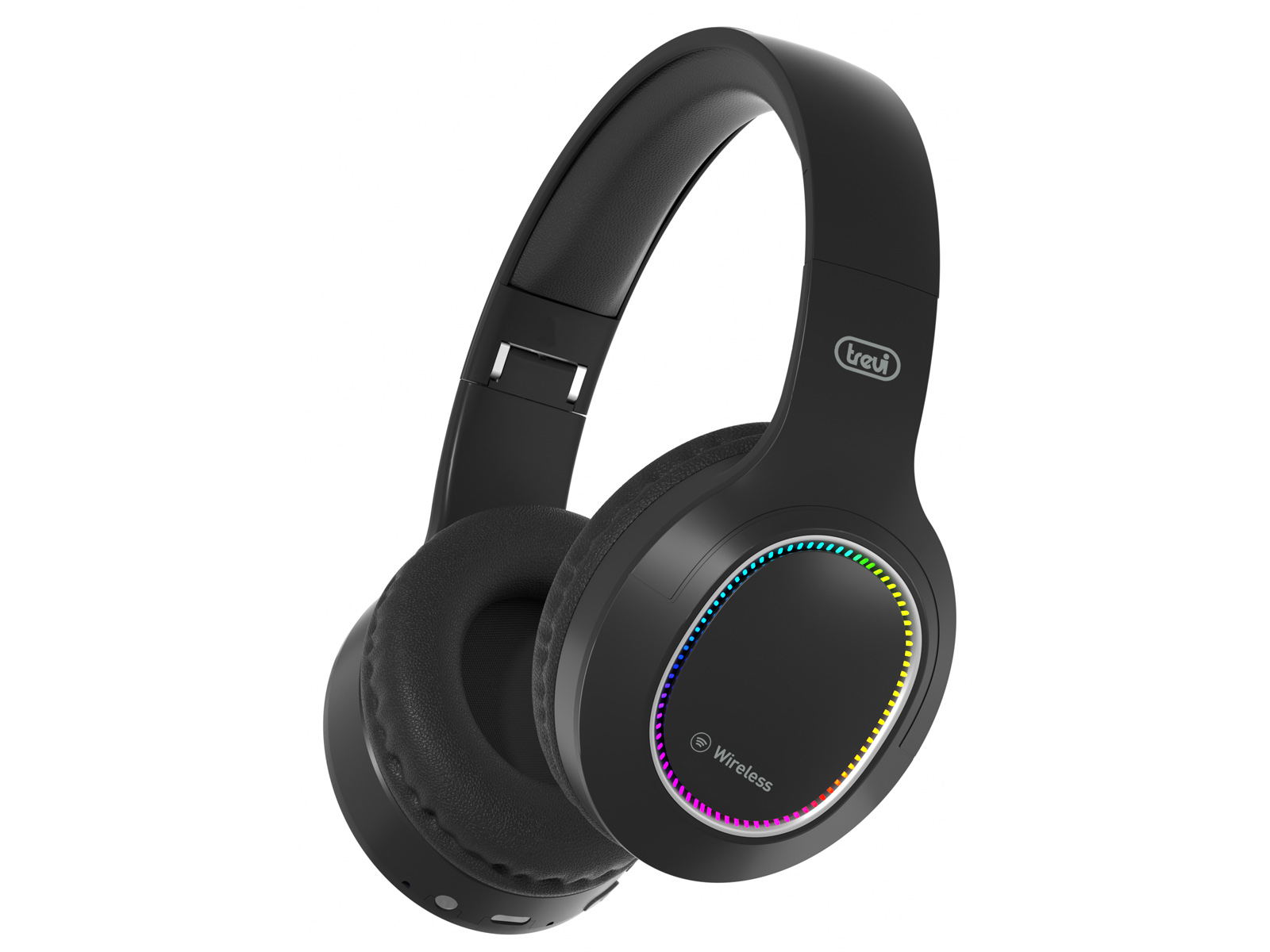 Căști Bluetooth Trevi DJ 12E60 BT, MicroSD, AUX, negru
