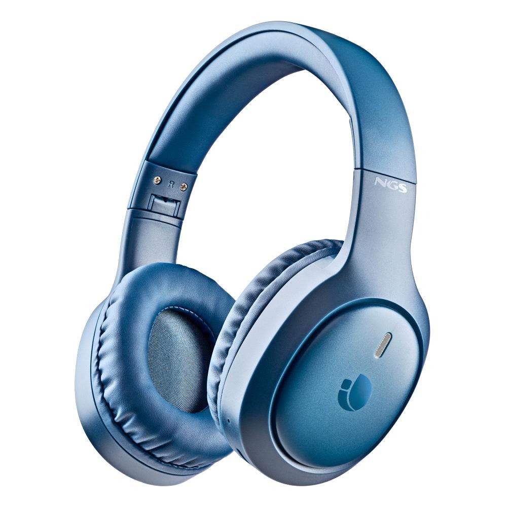 Casti Bluetooth Over-Ear NGS Artica Tempest, albastru