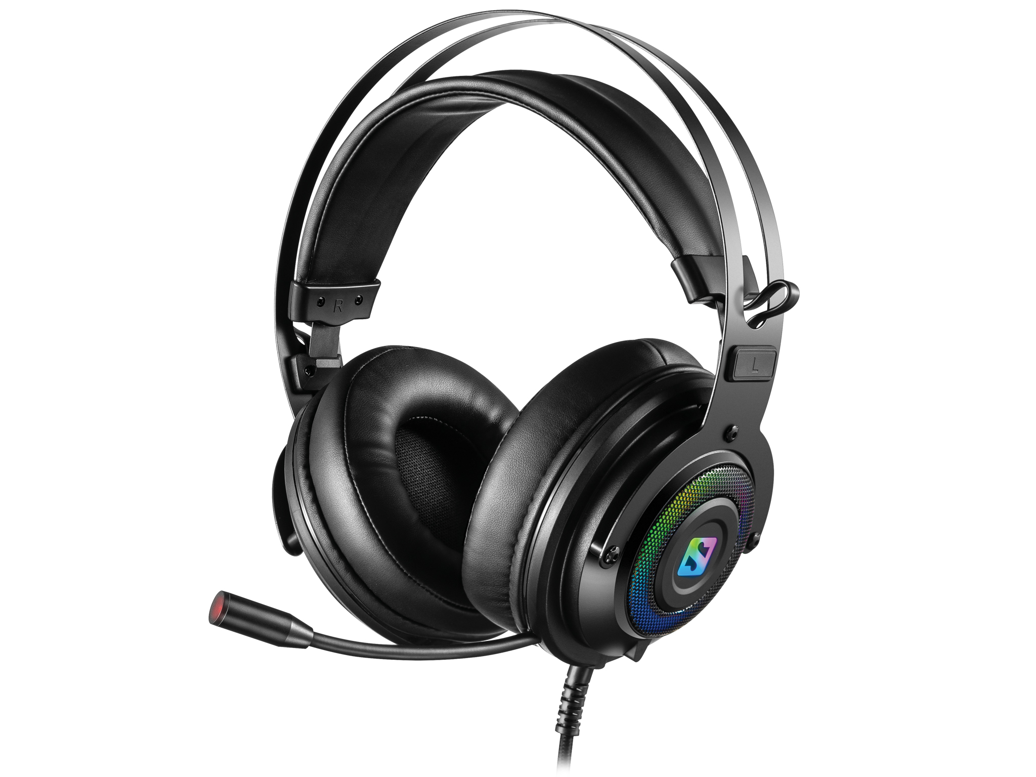 Căști Gaming Sandberg 126-11 Dizruptor 7.1, USB, microfon, negru