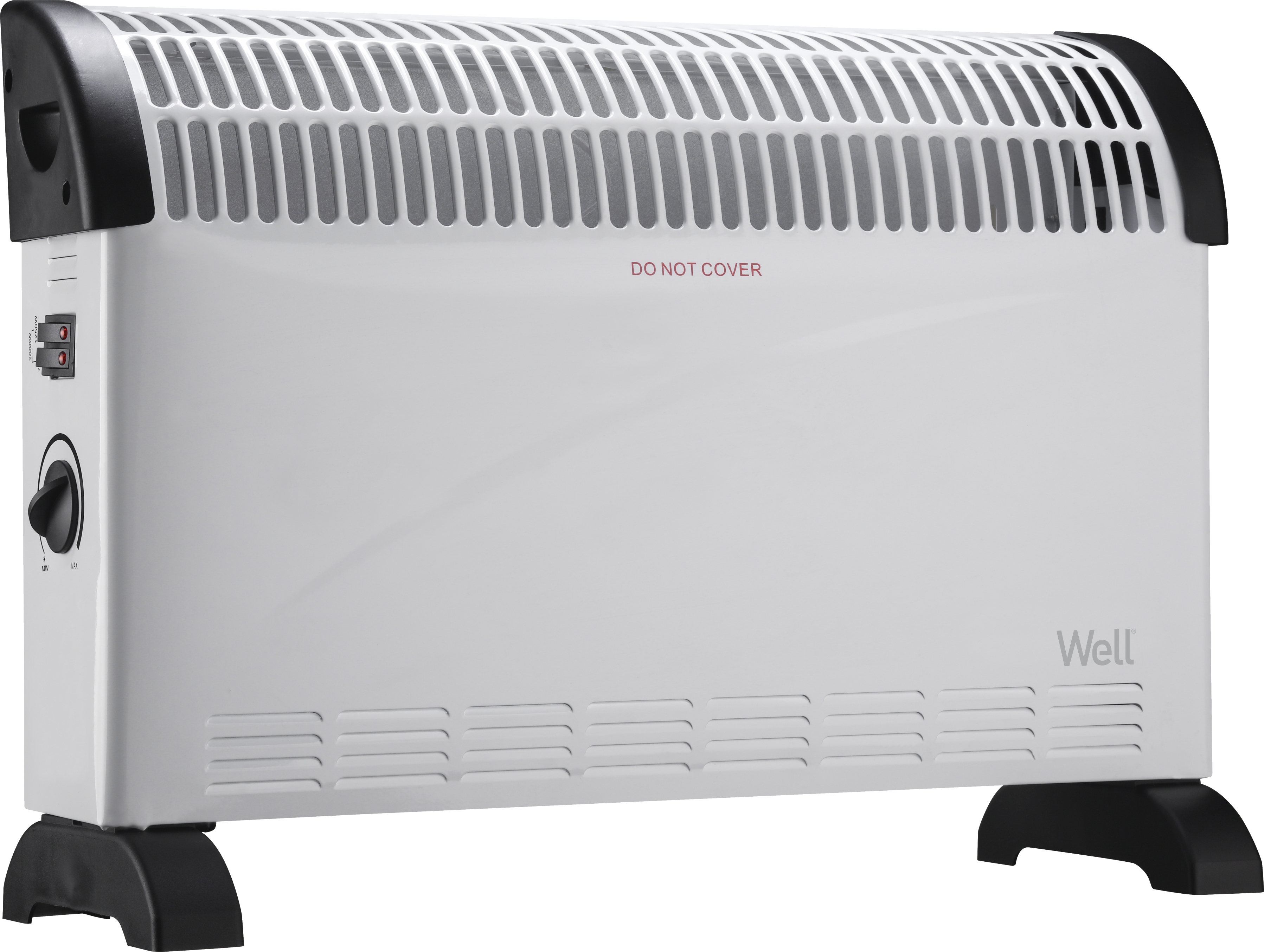 Convector electric 2000W, termostat reglabil, 3 trepte de putere, Well