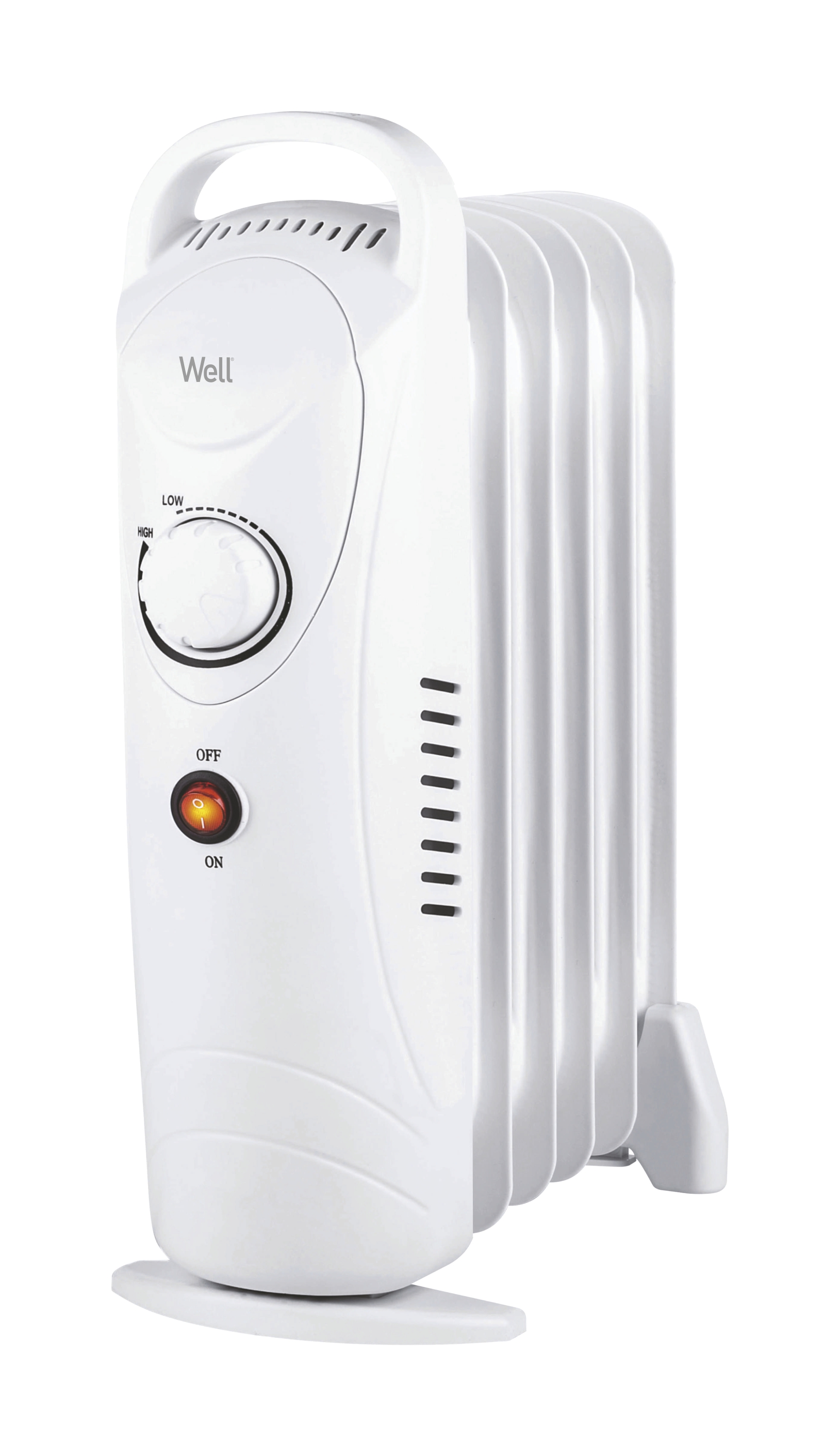 Radiator electric portabil cu ulei 6 elementi 800W Well