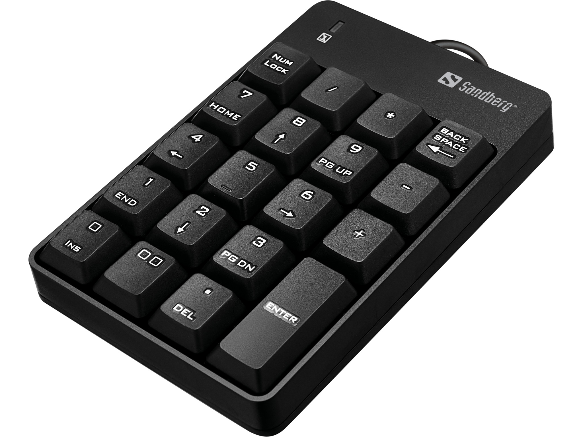 Tastatură numerica Sandberg 630-07, USB 2.0, negru