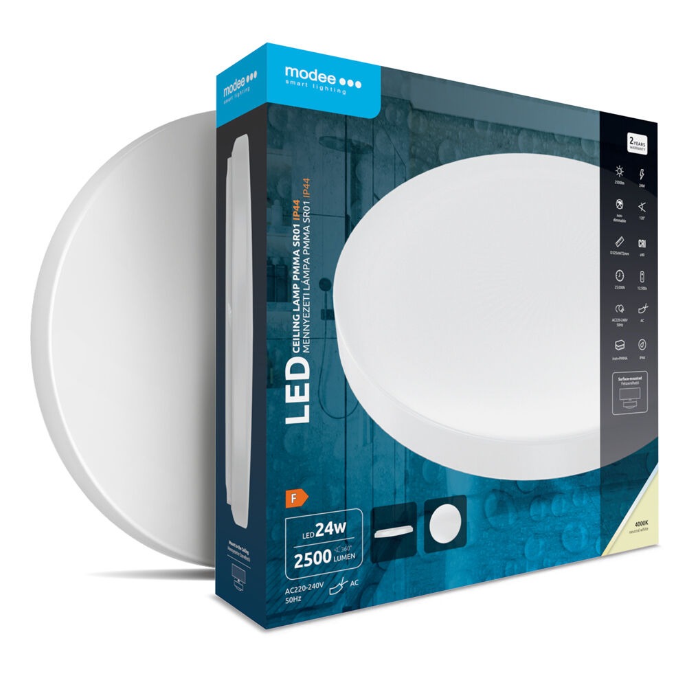 Plafoniera LED rotunda 24W 325mm 4000K 2500lm IP44 Modee ML-CL4000K24W-IP-SR01