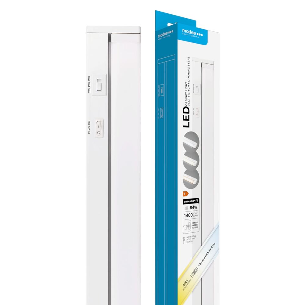 Corp de iluminat cabinet LED 14W 900mm 3CCT (3 setari de temperatură lumină), switch + dimabil,1400lm, Modee