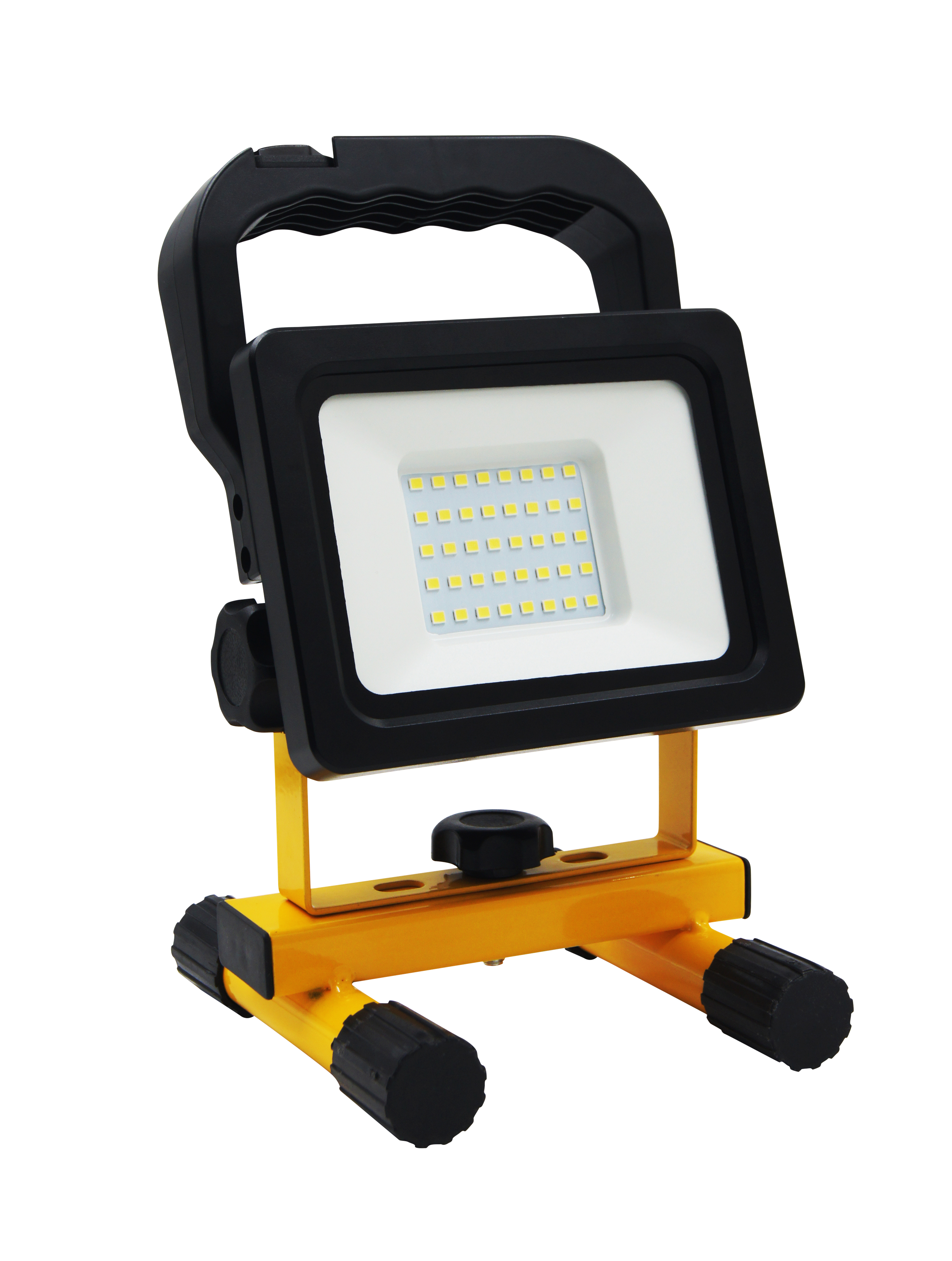 Proiector LED portabil reîncărcabil, 20W, 2000lm, IP44, 4400mAh, lumină rece, Well