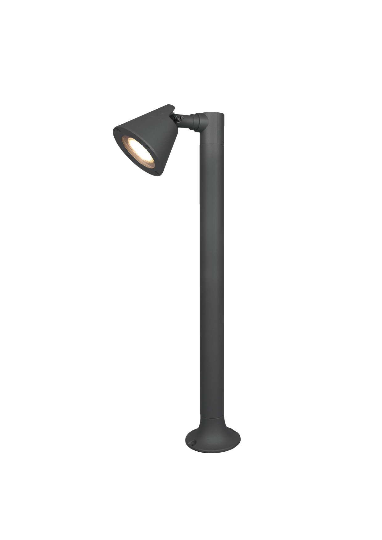 Lampă de gazon Well Napoli GU10 35W IP44 60cm gri inchis