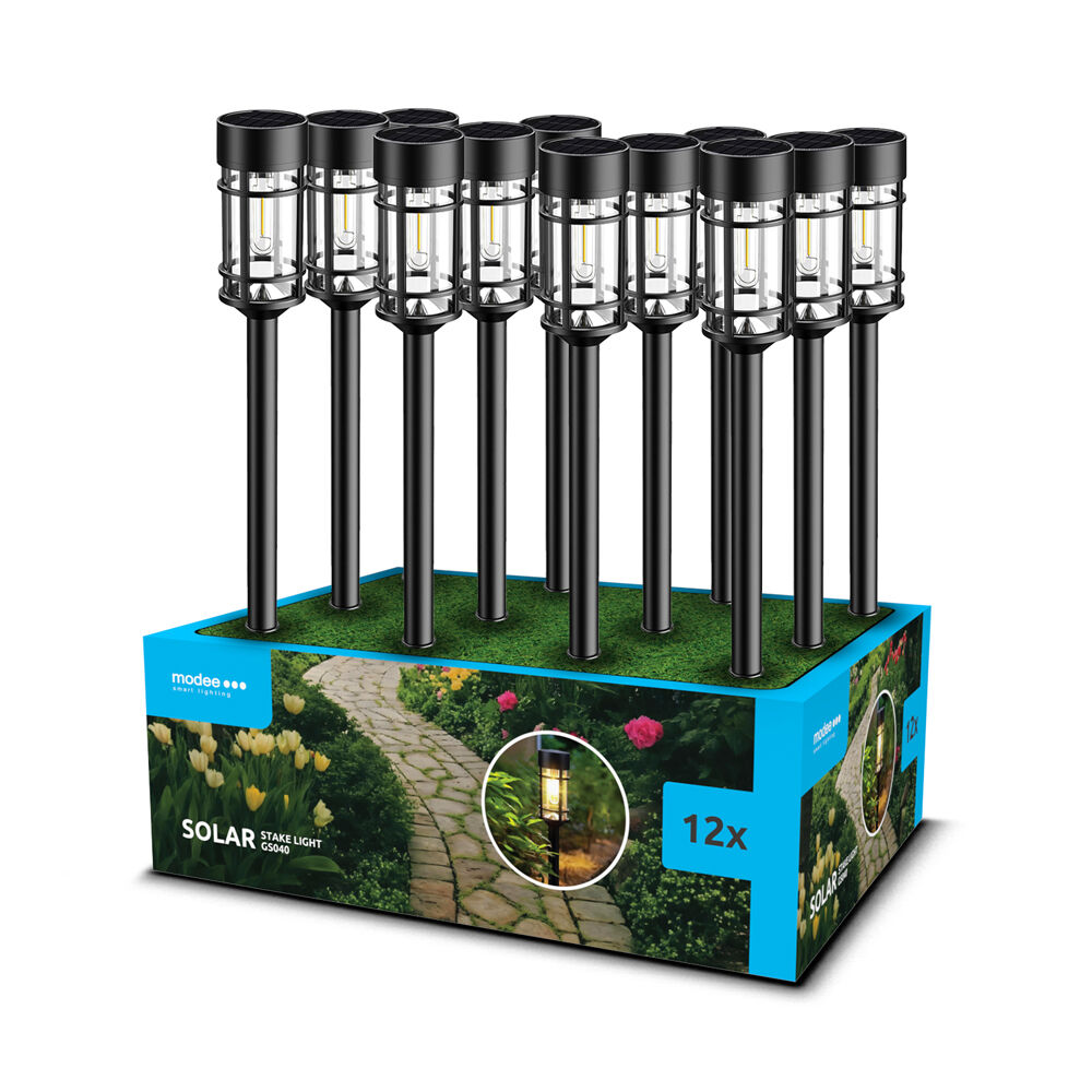 Lampă solară de grădină cu LED Modee Lighting GS040 (48cm)