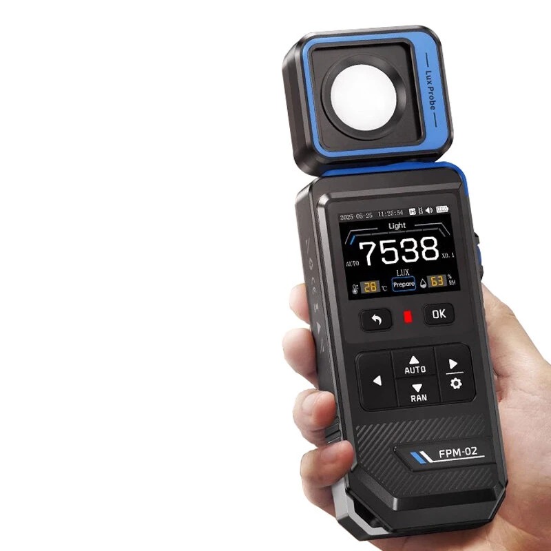 Luxmetru Fnirsi FPM-02 cu afisaj digital color
