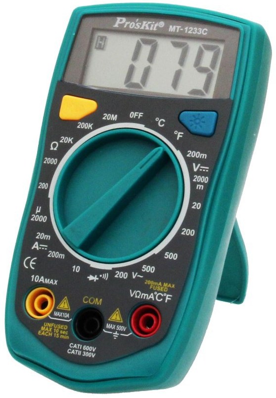 Multimetru digital cu ecran LCD 2.1"