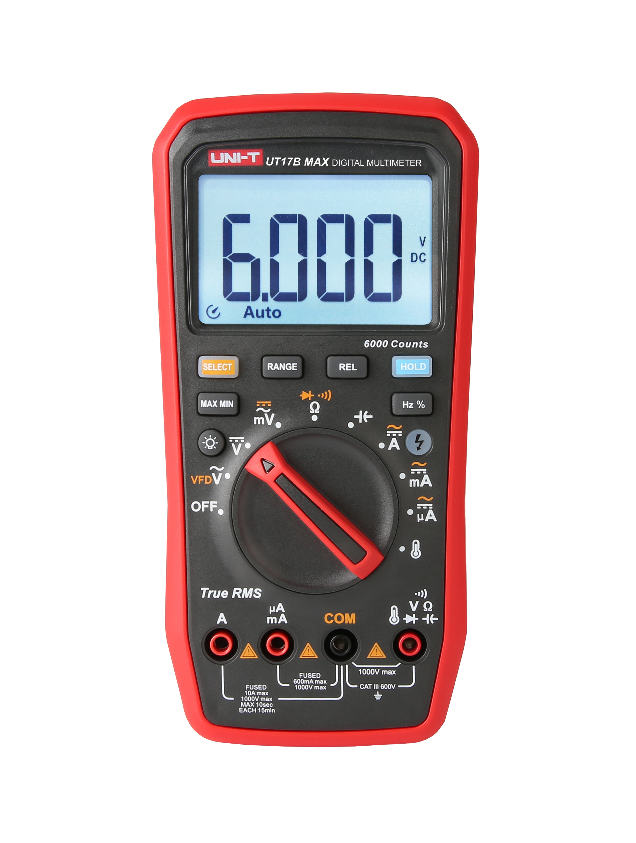 Multimetru digital UNI-T UT17B Max, 1000V, True RMS