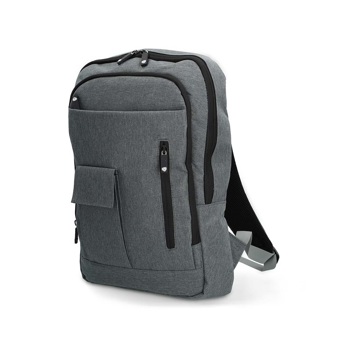 Rucsac pentru laptop 10-16" Nedis, 10 compartimente, gri