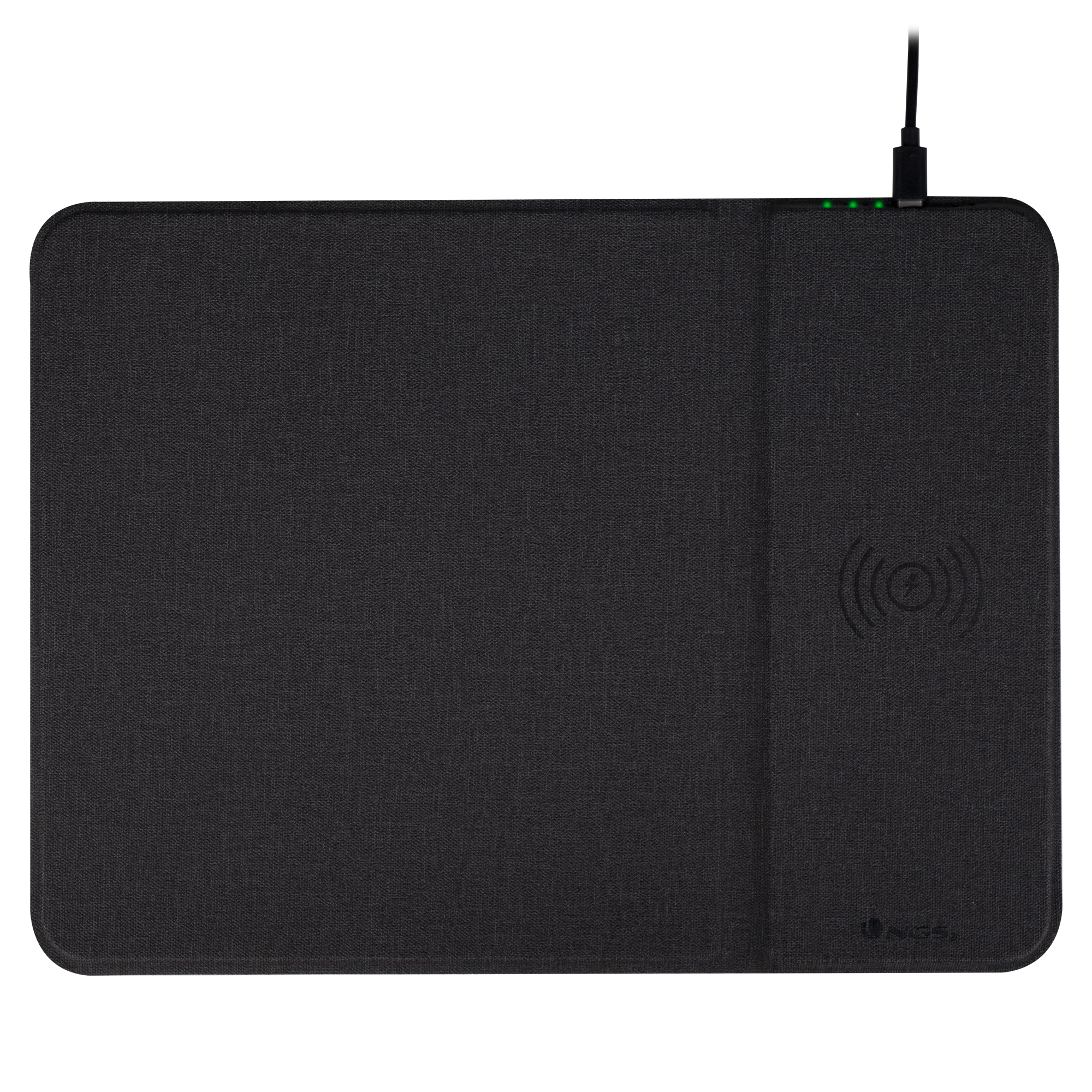 Mouse pad NGS Pier, funcție încărcare wireless, 10W, negru