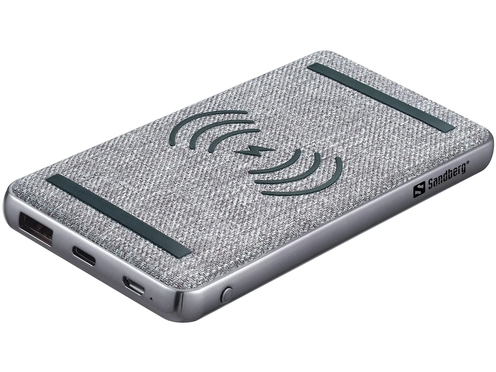 Acumulator extern Sandberg 420-61, 10000mAh, PD 20W, incarcare wireless 15W