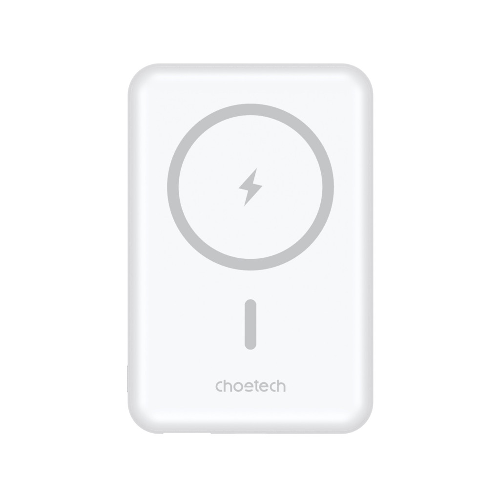 Acumulator extern powerbank Choetech B662, MagSafe 10W, PD 20W, 5000 mAh, alb