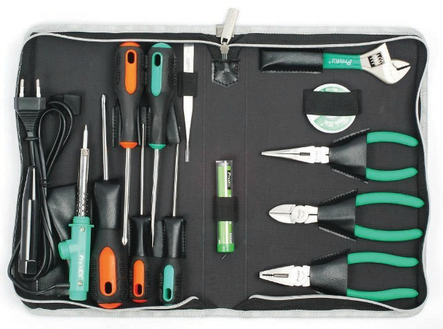 Trusa scule de baza electricieni 220V Pro'sKit