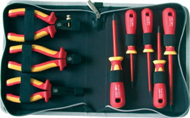 Trusa de scule pentru electrician de bază / izolate 1000v Pro'sKit