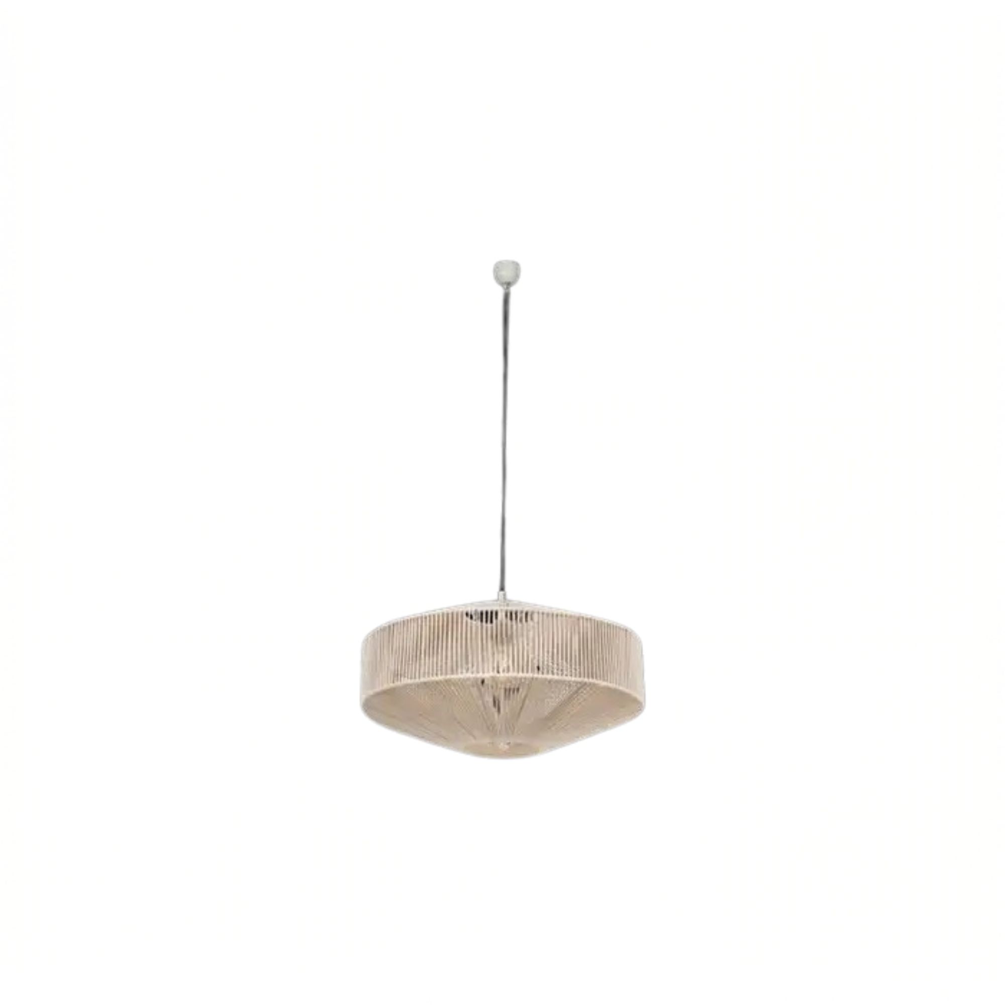 Lampă suspendata TRIO SVEA, 1x E27 (nu este inclus), max. 10W, alb, bej, 364790144