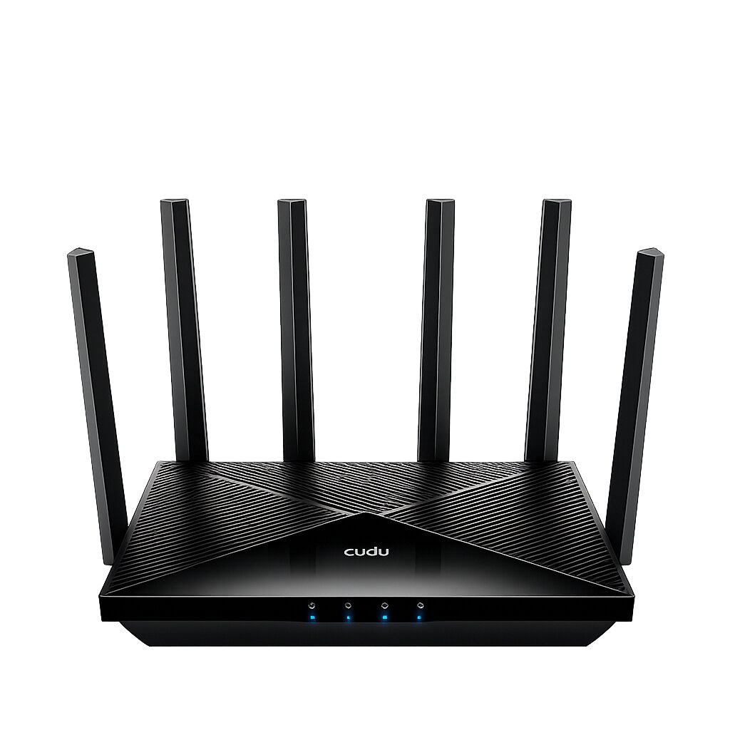 Router wireless BE6500 Wi-Fi 7 Dual Band, 2.5G, 6 antene externe, WR6500H Cudy
